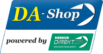 Logo DA-Shop powered by Merkur Direkt.com